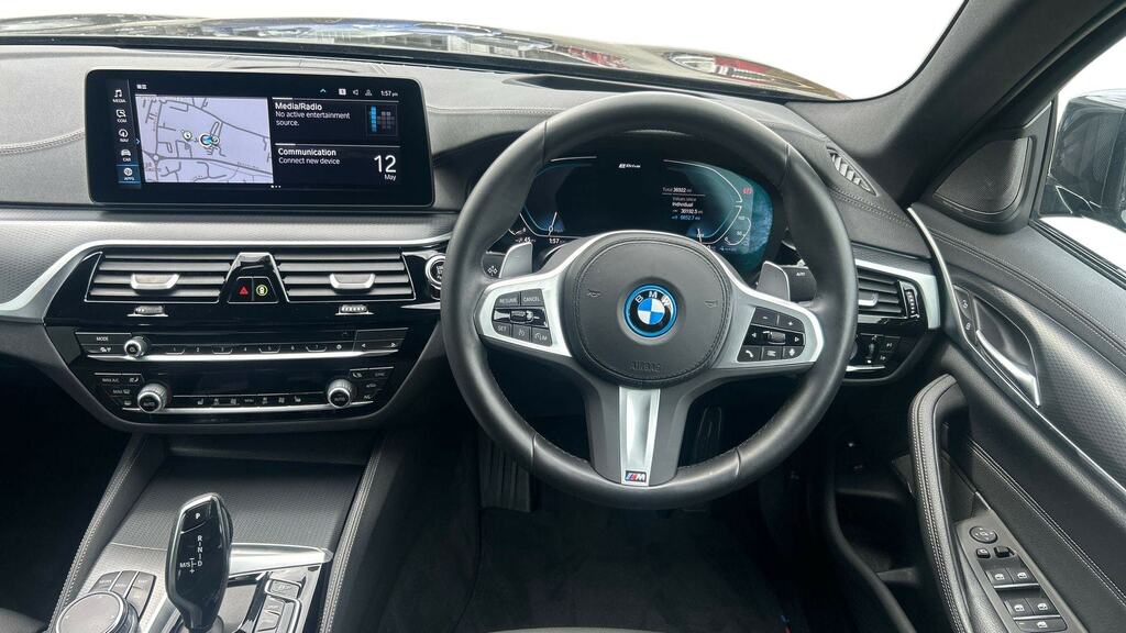 BMW 5 Series 530E M Sport Techpro Pack VK23UVM Grey #5