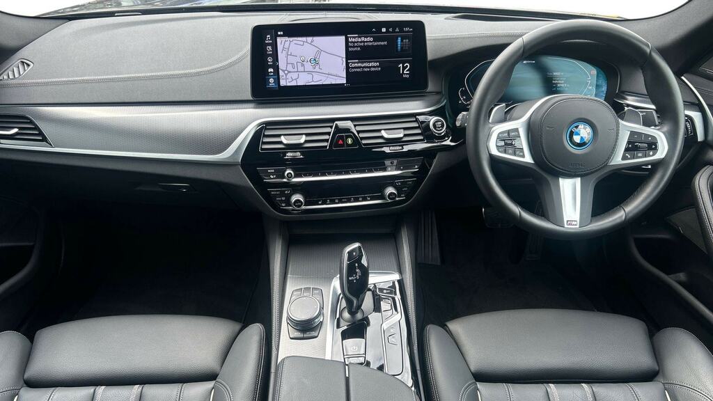 BMW 5 Series 530E M Sport Techpro Pack VK23UVM Grey #4