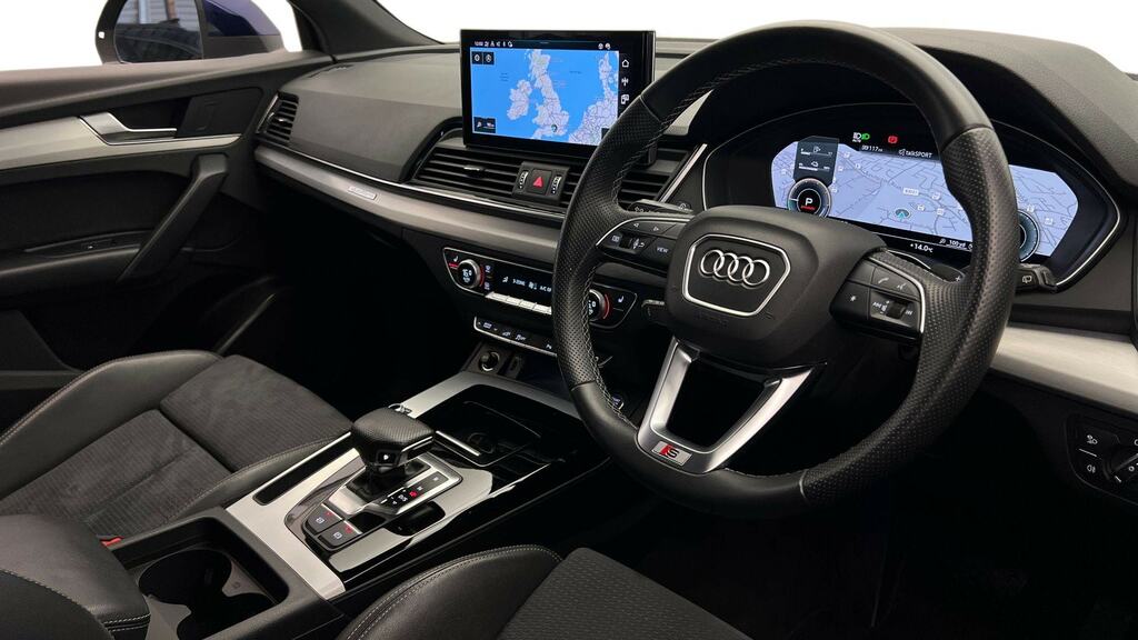 Audi Q5 50 Tfsi E Quattro S Line S Tronic LR71VOB Blue #6