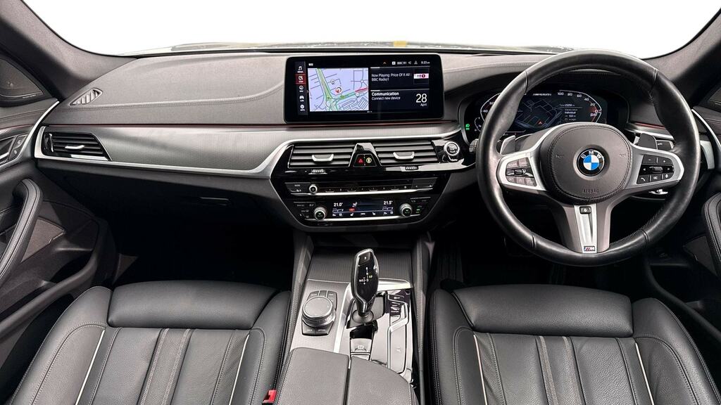 BMW 5 Series M550i Xdrive Grey #4