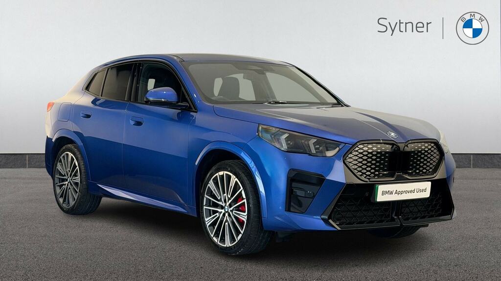 BMW iX2 150Kw Edrive20 M Sport 65Kwh Techpro YE75USG Blue