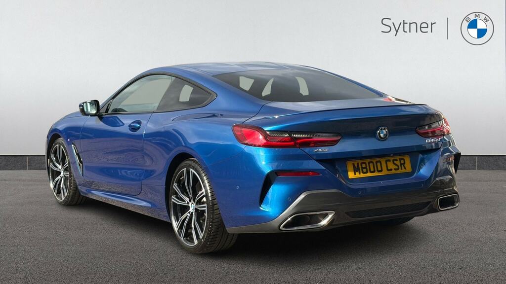 BMW 8 Series Gran Coupe 840D Xdrive Blue #2