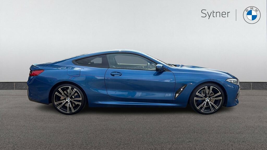 BMW 8 Series Gran Coupe 840D Xdrive Blue #3