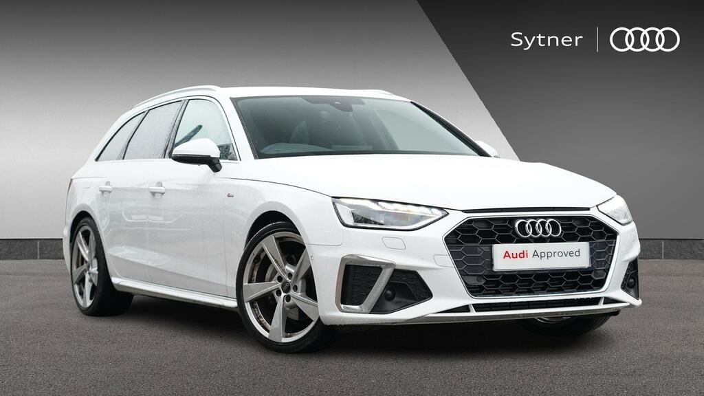 Audi A4 Avant 40 Tfsi 204 S Line S Tronic Tech Pack White