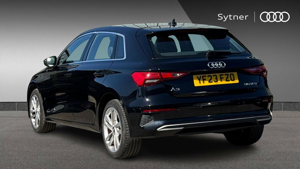 Audi A3 30 Tfsi Sport S Tronic YF23FZO Black #3
