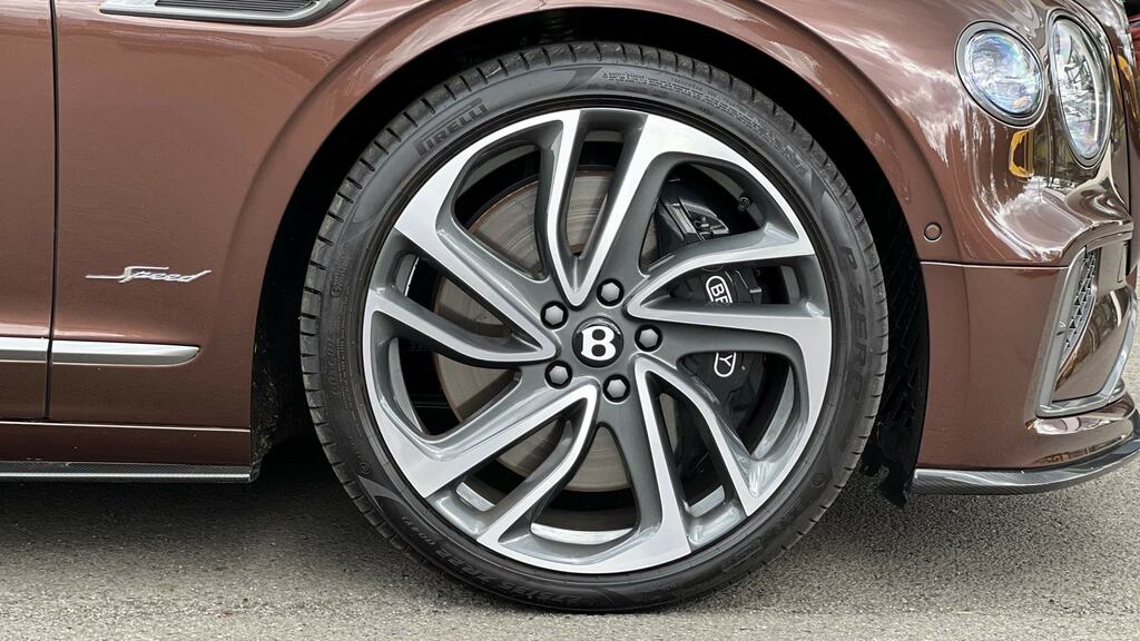 Bentley Flying Spur 4.0 V8 Hybrid Speed Touring DK75OWE Brown #6