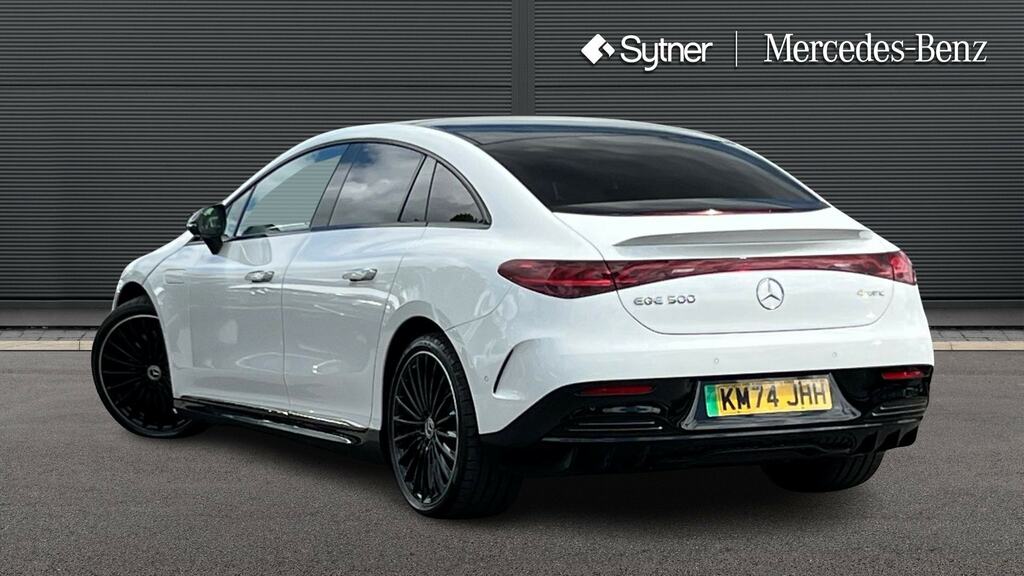Mercedes-Benz EQE Eqe500 4M 300Kw Amg Ln Night Ed Prem 91Kwh At White #2