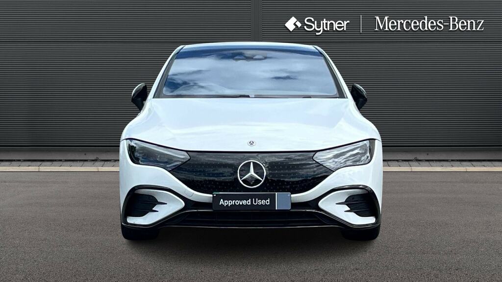 Mercedes-Benz EQE Eqe500 4M 300Kw Amg Ln Night Ed Prem 91Kwh At White #6
