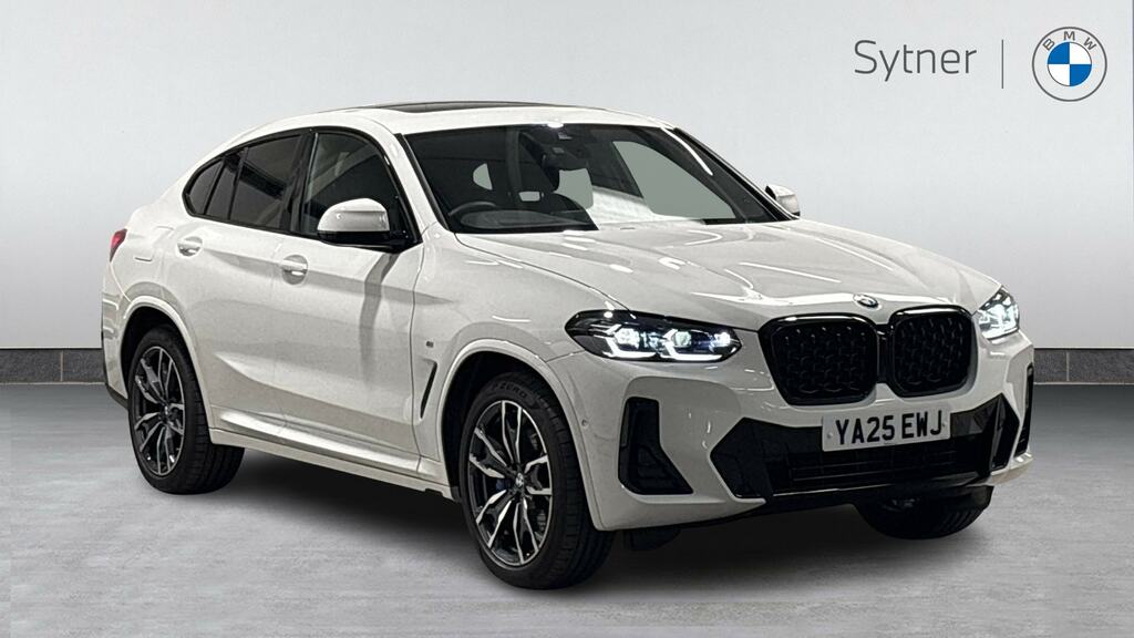 BMW X4 Xdrive20d Mht M Sport Step Techpro White
