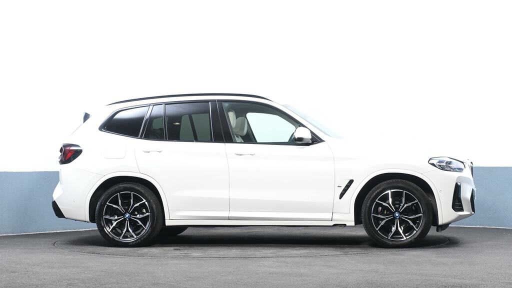 BMW X3 Xdrive 30E M Sport LK23JRV White #3