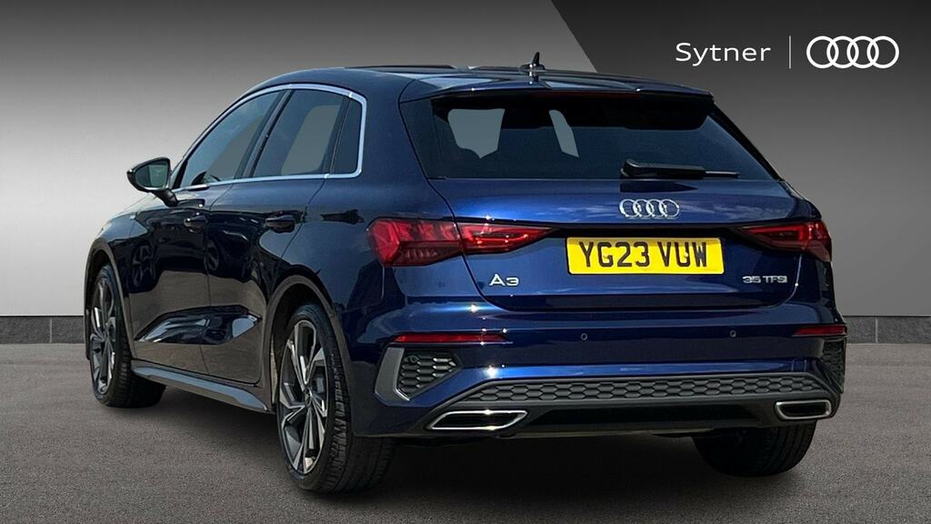 Audi A3 35 Tfsi S Line S Tronic YG23VUW Blue #3