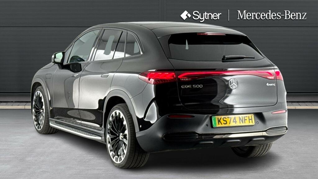 Mercedes-Benz EQE 500 4M 300Kw Amg Line Night Ed Prem 96Kwh At KS74NFH Black #2