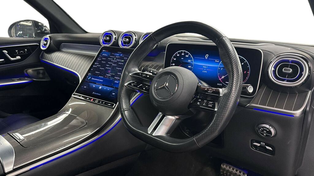 Mercedes-Benz GLC Class Glc 300D 4Matic Amg Line Premium 9G-tronic KW74ZKY Black #3