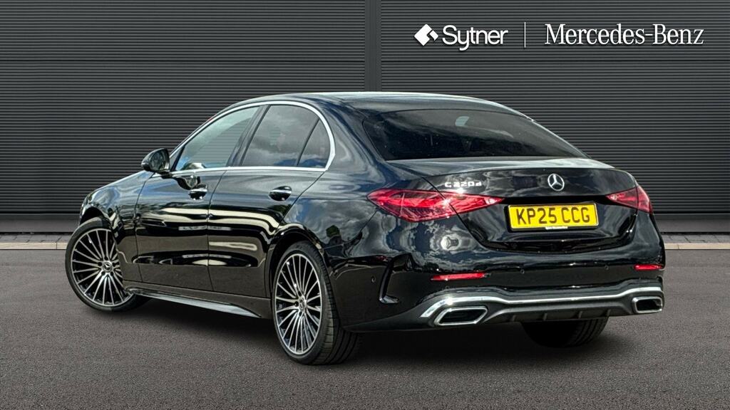 Mercedes-Benz C Class C220d Amg Line Premium Plus 9G-tronic KM25CGG Black #2