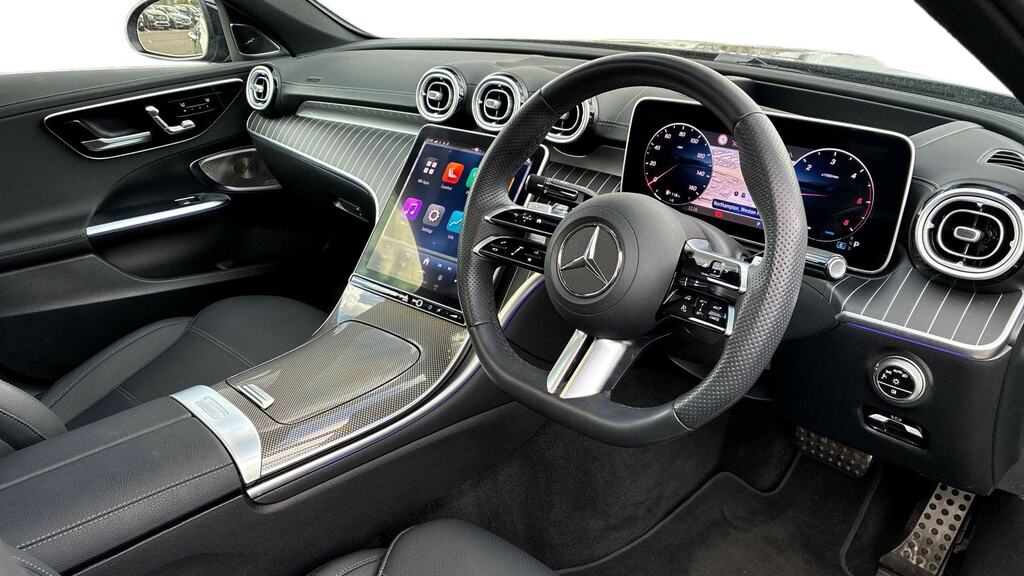 Mercedes-Benz C Class C220d Amg Line Premium Plus 9G-tronic KM25CGG Black #3