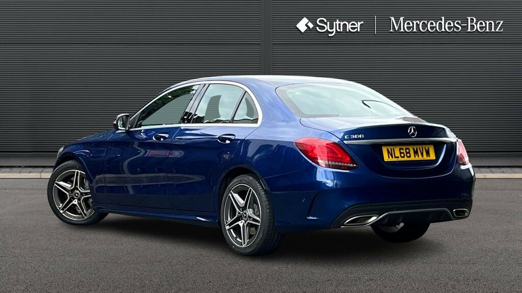 Mercedes-Benz C Class C300 Amg Line Premium 9G-tronic NL68MVW Blue #2
