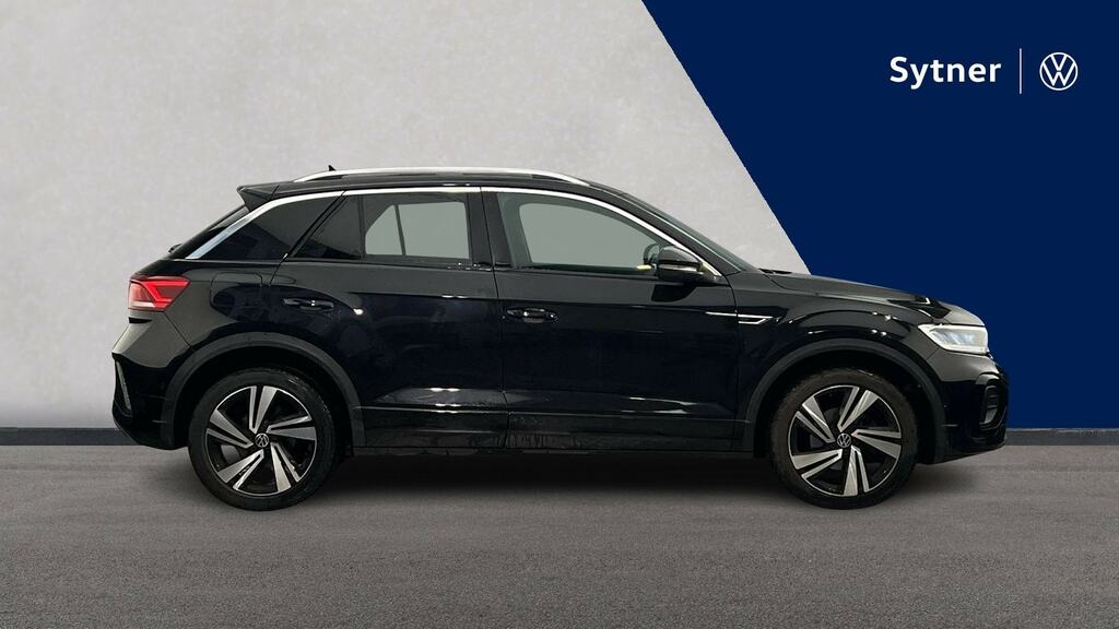 Volkswagen T-Roc 1.5 Tsi R-line Dsg CX23PKE Black #4