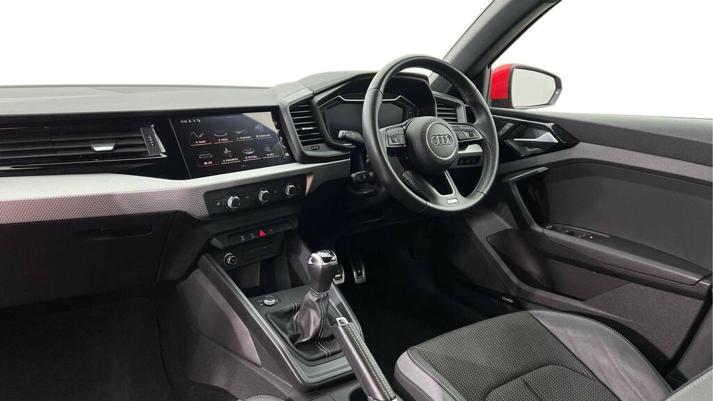 Audi A1 25 Tfsi S Line FD23GWN Red #2