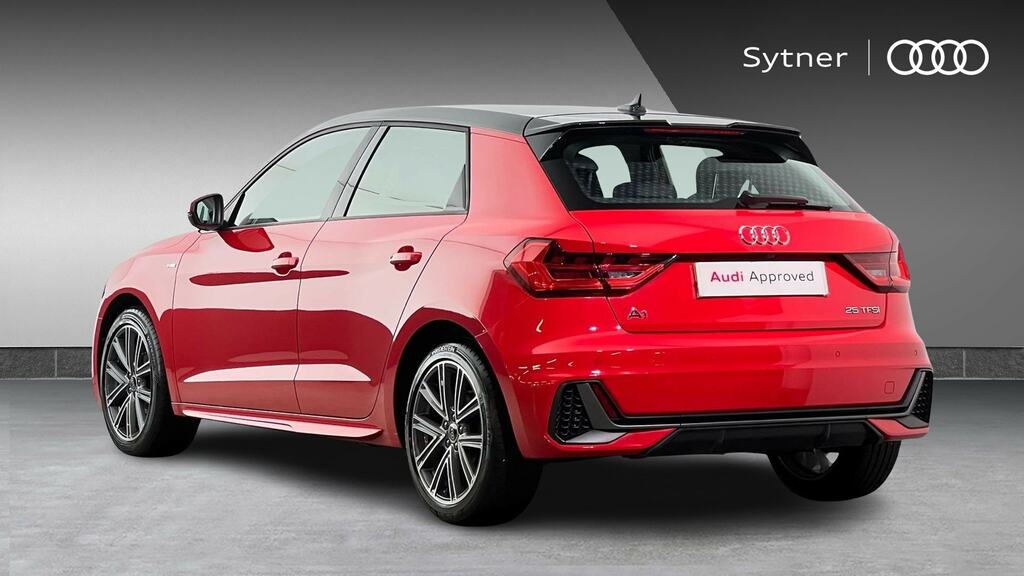 Audi A1 25 Tfsi S Line FD23GWN Red #3
