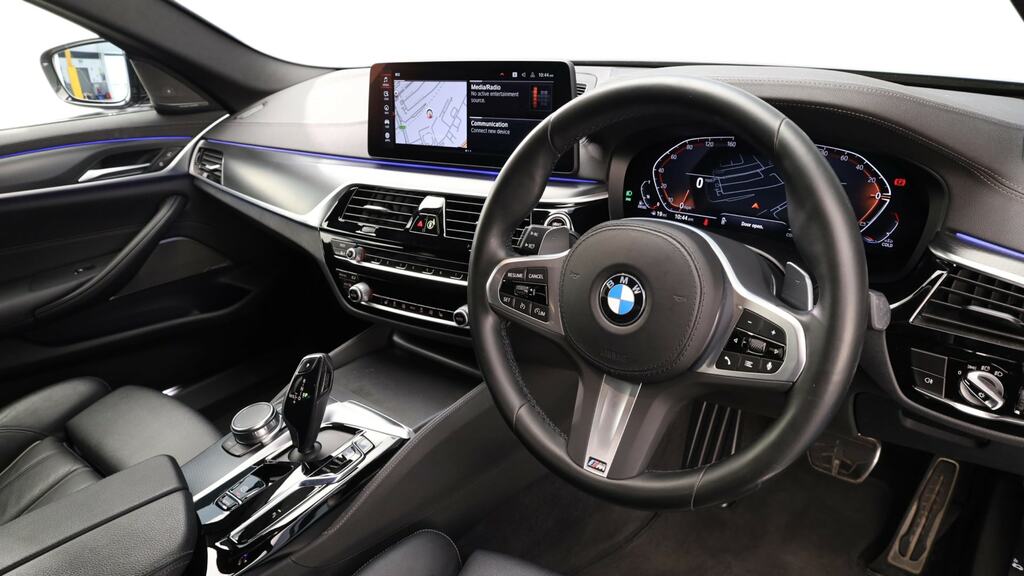 BMW 5 Series 520D Mht M Sport Step EO22NDL Black #6