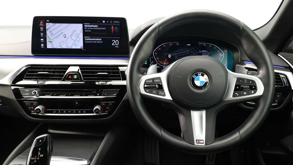 BMW 5 Series 520D Mht M Sport Step EO22NDL Black #5