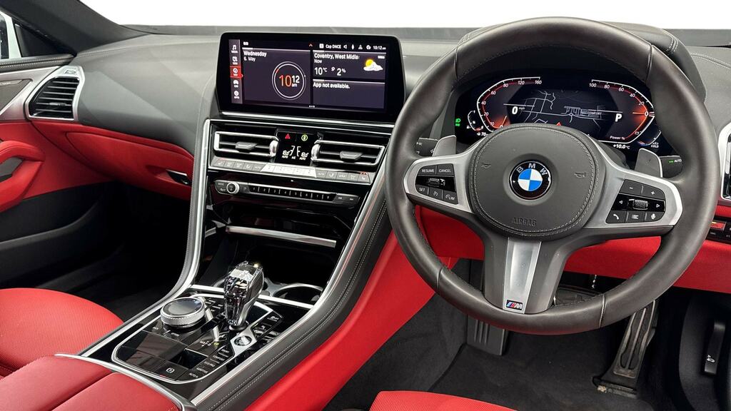 BMW 8 Series Gran Coupe 840I M Sport White #4
