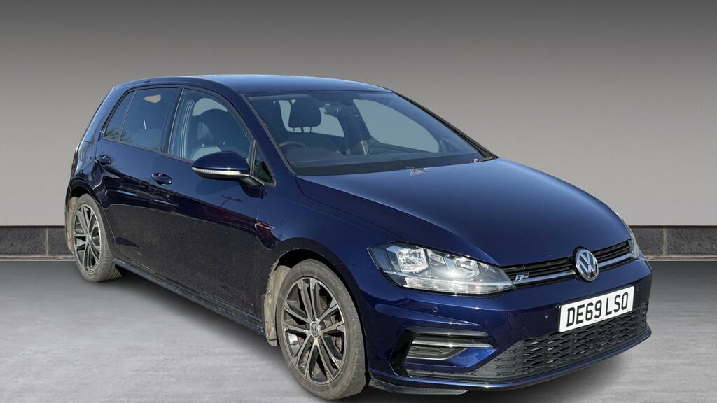 Volkswagen Golf 2.0 Tdi R-line Dsg Blue