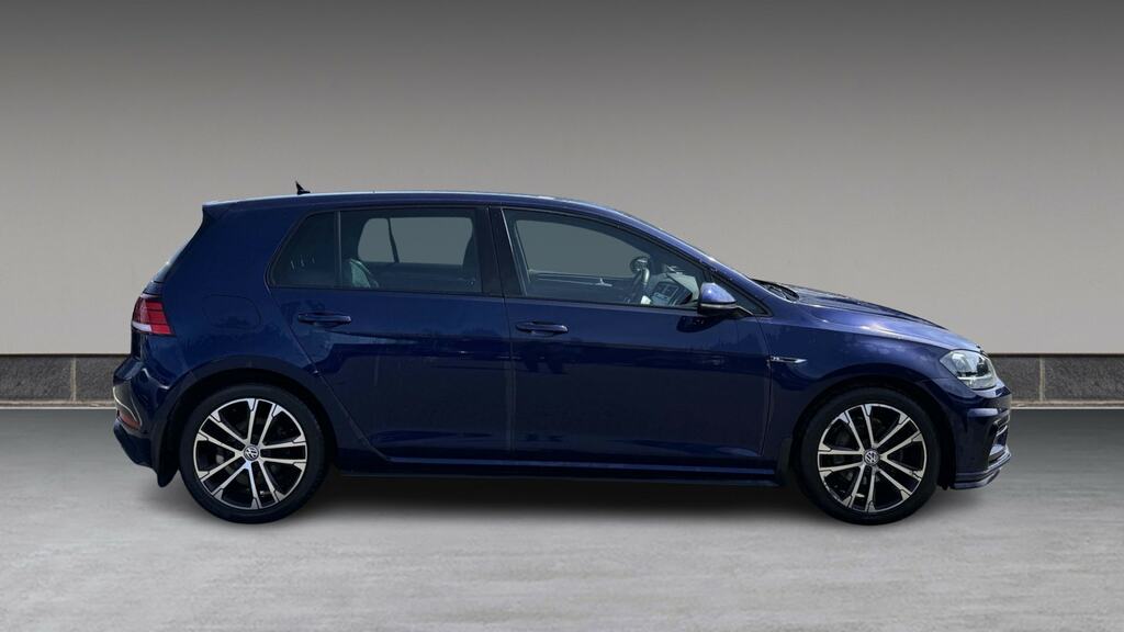 Volkswagen Golf 2.0 Tdi R-line Dsg DE69LSO Blue #3