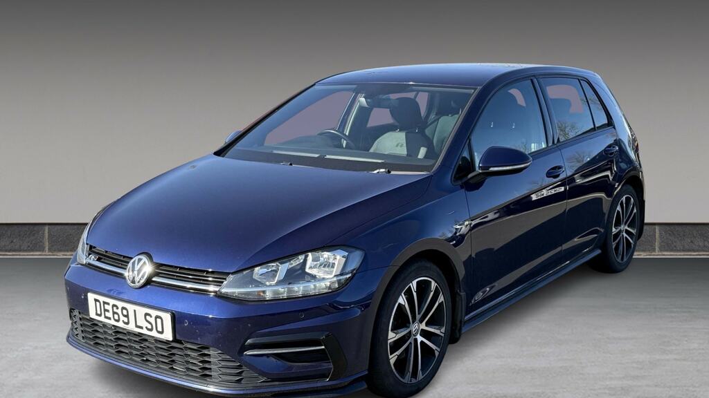 Volkswagen Golf 2.0 Tdi R-line Dsg DE69LSO Blue #2