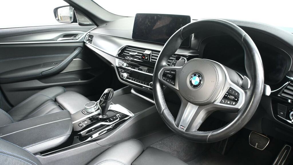 BMW 5 Series 530D Xdrive Mht M Sport Blue #6