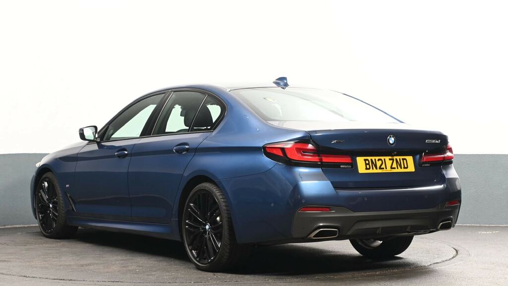 BMW 5 Series 530D Xdrive Mht M Sport Blue #2