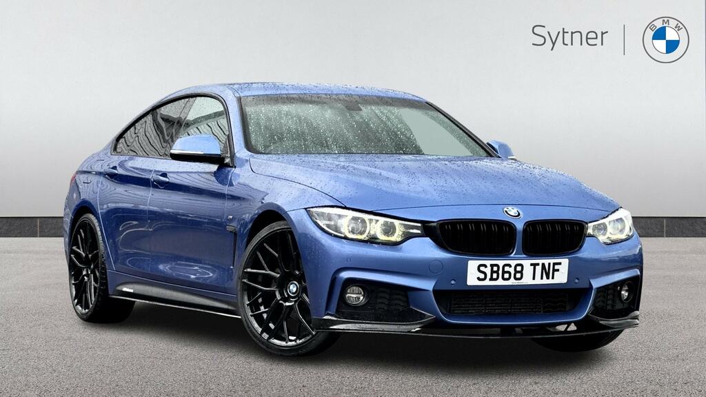 BMW 4 Series Gran Coupe 420D 190 M Sport Professional Media Blue