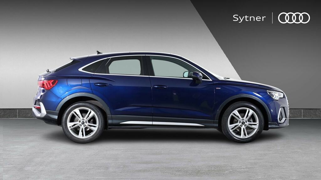 Audi Q3 35 Tfsi S Line S Tronic Tech Pro BT73HZJ Blue #4