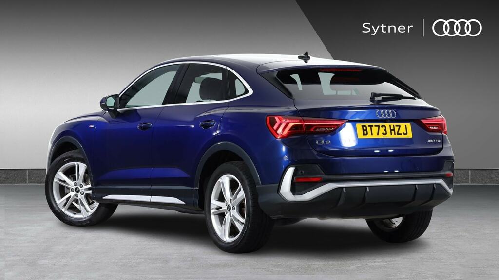 Audi Q3 35 Tfsi S Line S Tronic Tech Pro BT73HZJ Blue #3