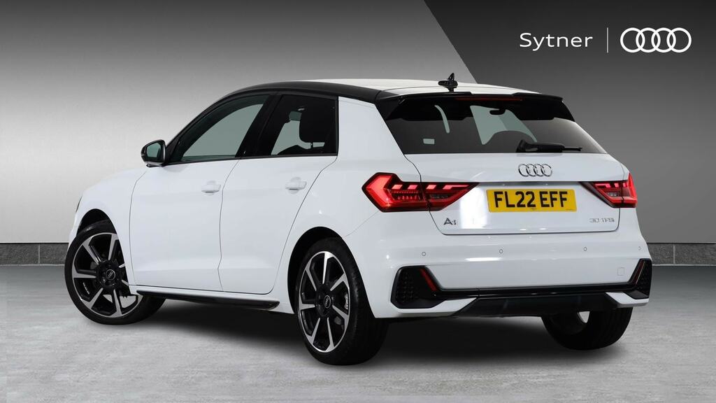 Audi A1 30 Tfsi 110 Black Edition S Tronic Tech Pack FL22EFF White #3