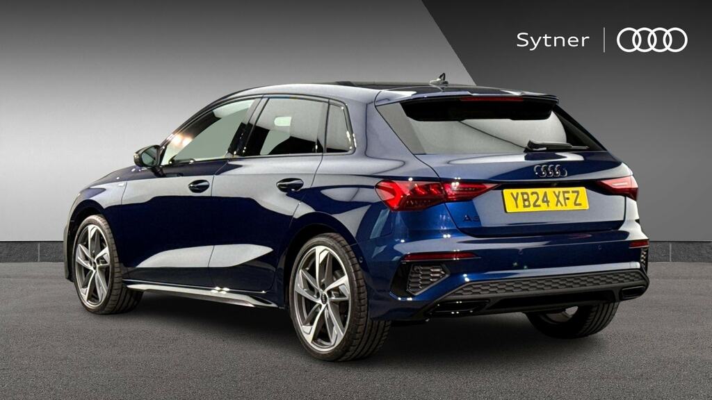 Audi A3 35 Tfsi S Line S Tronic Tech Pack YB24XFZ Blue #3