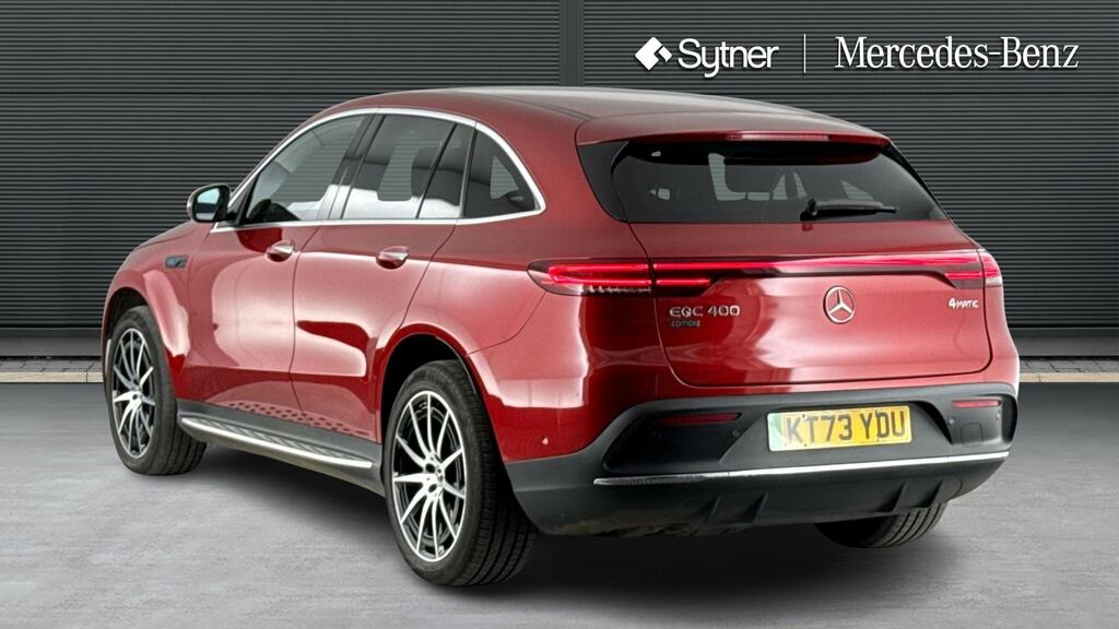 Mercedes-Benz EQC Eqc 400 300Kw Amg Line Edition 80Kwh KT73YDU Red #2