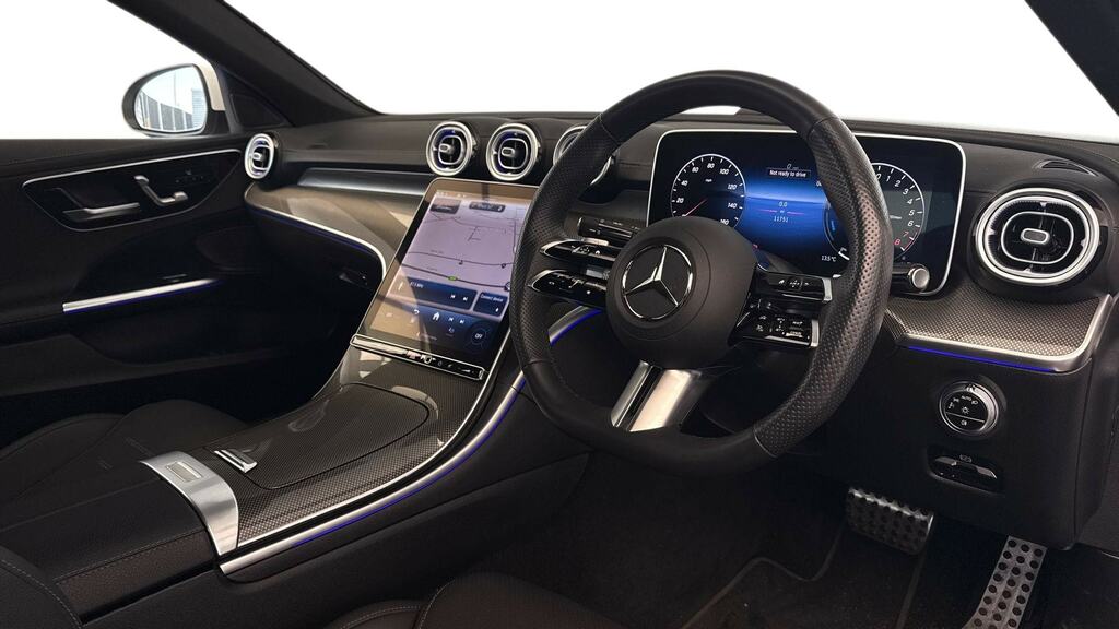 Mercedes-Benz C Class C300e Amg Line Premium 9G-tronic KM74OXW White #3