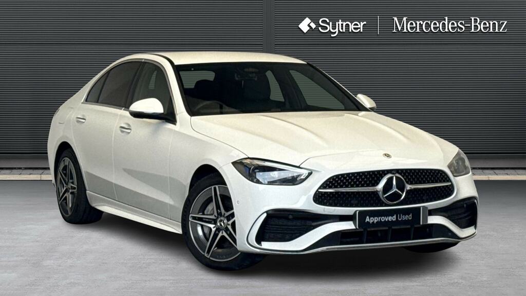 Mercedes-Benz C Class C300e Amg Line Premium 9G-tronic White