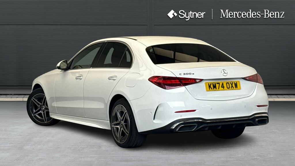 Mercedes-Benz C Class C300e Amg Line Premium 9G-tronic KM74OXW White #2