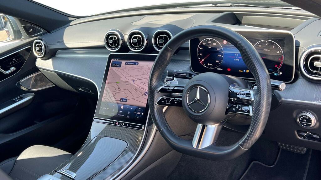 Mercedes-Benz C Class C200 Amg Line Premium Plus 9G-tronic Grey #3