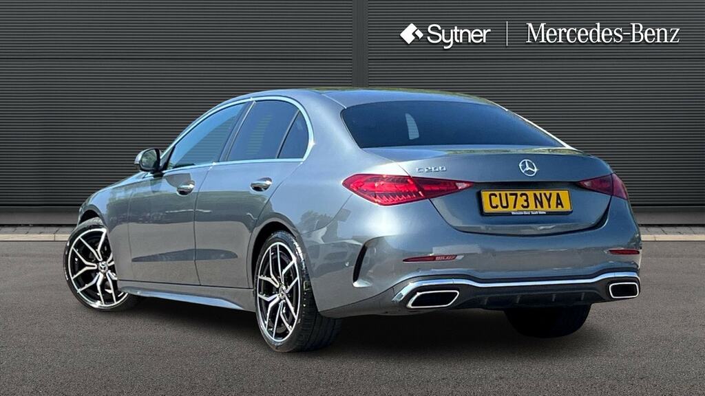 Mercedes-Benz C Class C200 Amg Line Premium Plus 9G-tronic Grey #2
