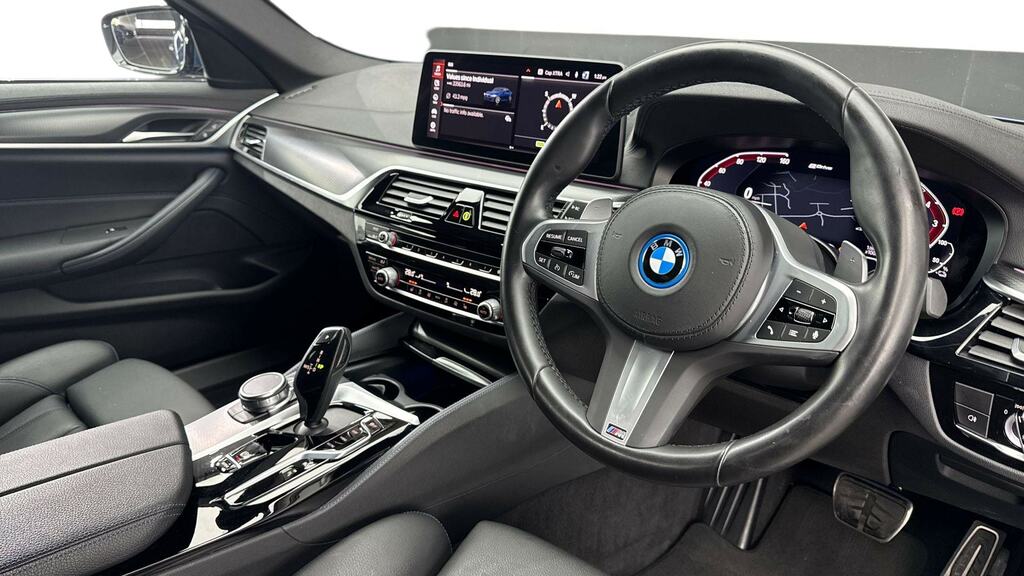 BMW 5 Series 530E M Sport YM22DRX Red #6