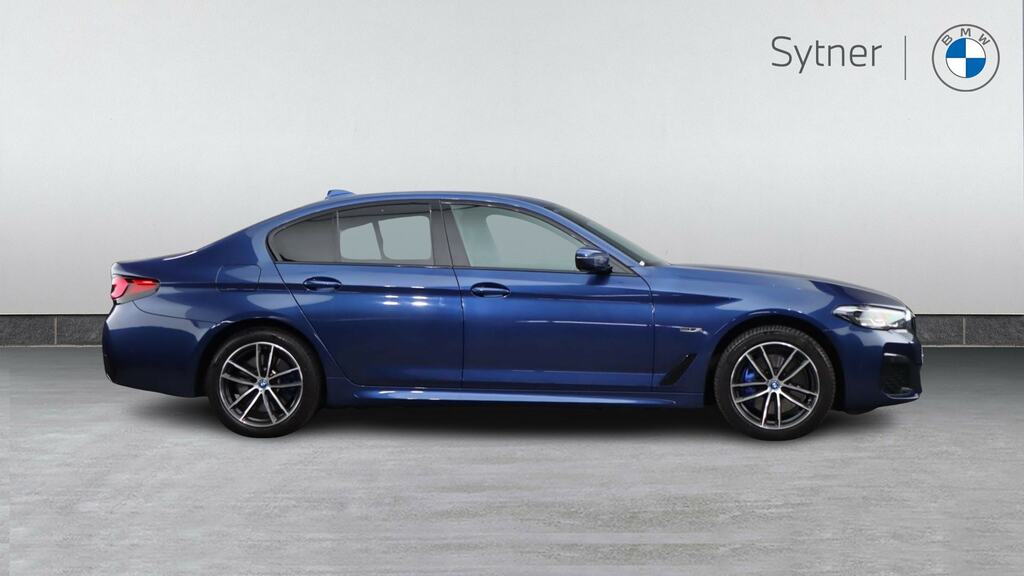 BMW 5 Series 530E M Sport YM22DRX Red #3