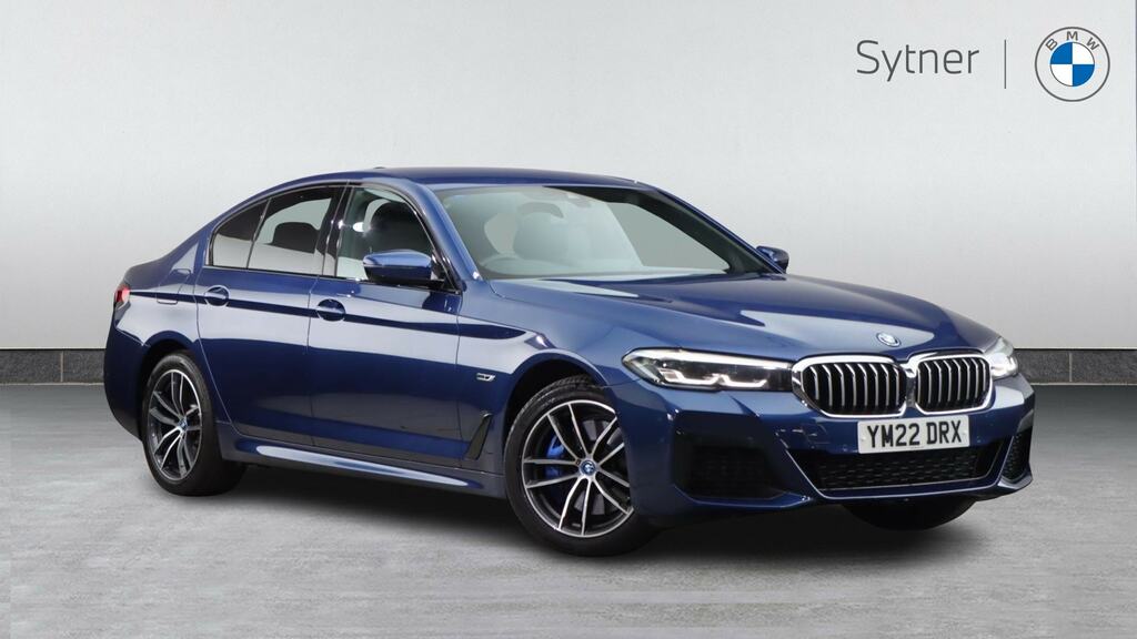 BMW 5 Series 530E M Sport Red
