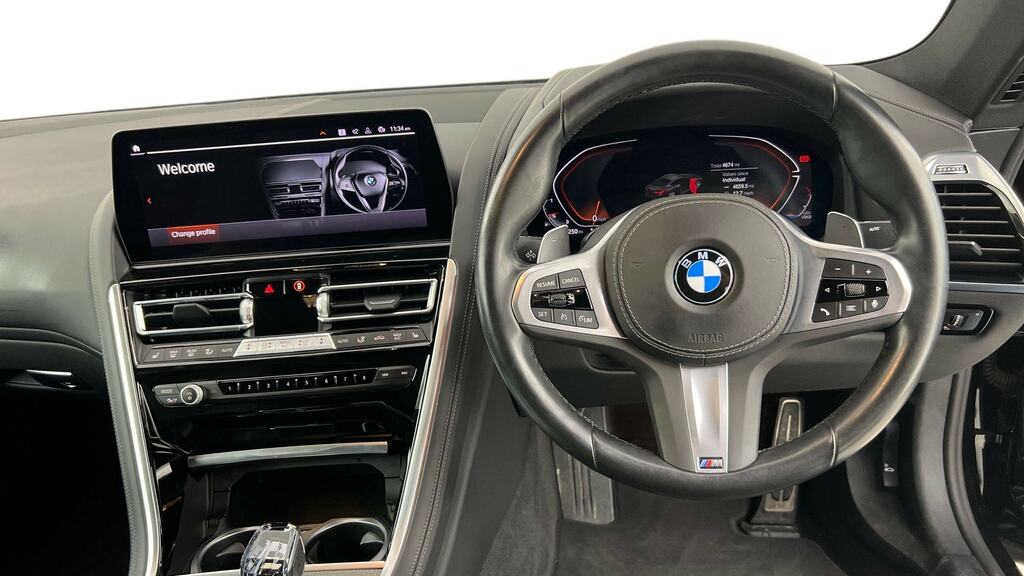 BMW 8 Series Gran Coupe 840I M Sport Black #4