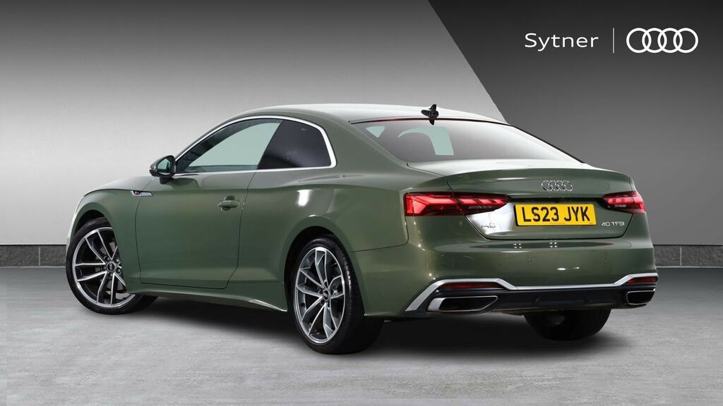Audi A5 40 Tfsi 204 S Line S Tronic Comfortsound LS23JYK Green #3