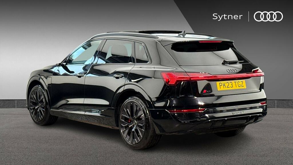 Audi Q8 e tron 300Kw 55 Quattro 114Kwh Launch Edition PK23TGZ Black #3