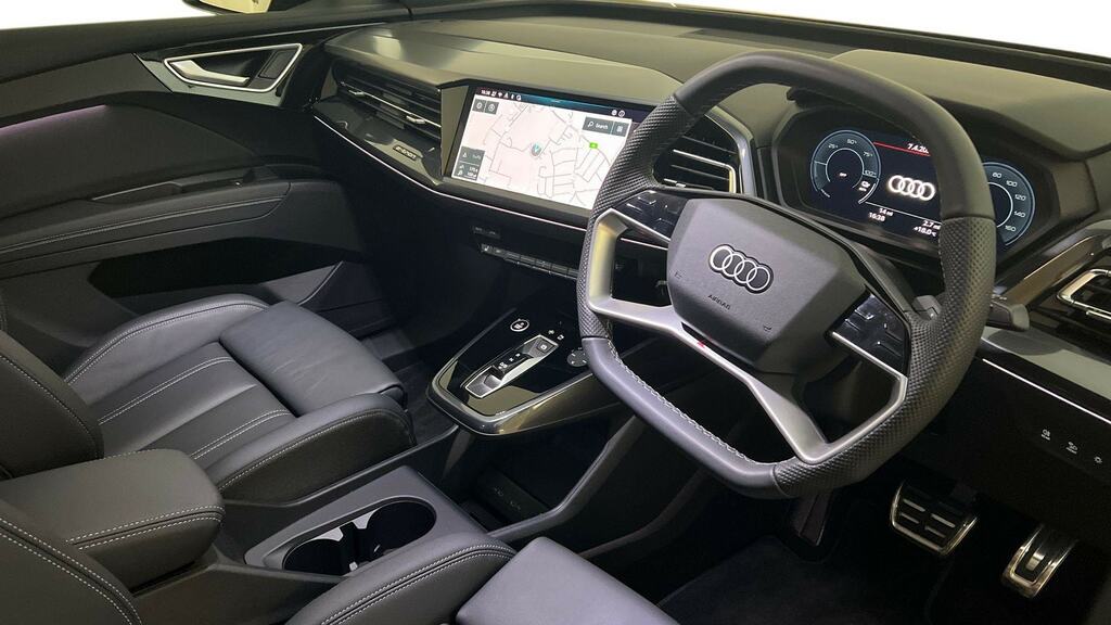 Audi Q4 E Tron 210Kw 45 82Kwh Black Edition Tech Pack FP26OWF Blue #6