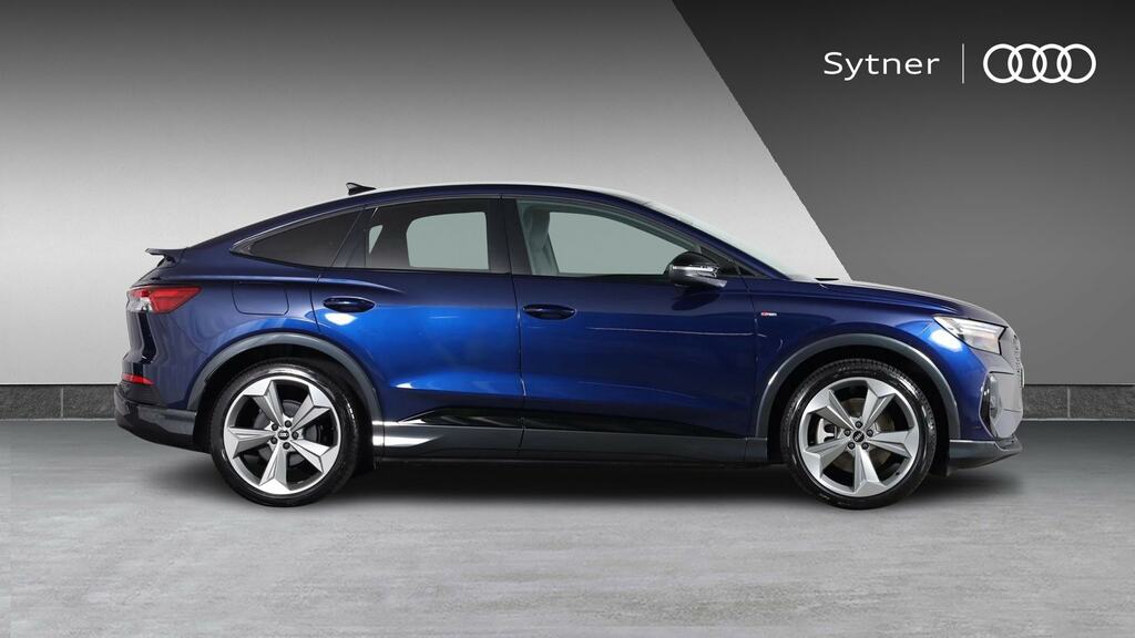 Audi Q4 E Tron 210Kw 45 82Kwh Black Edition Tech Pack FP26OWF Blue #4